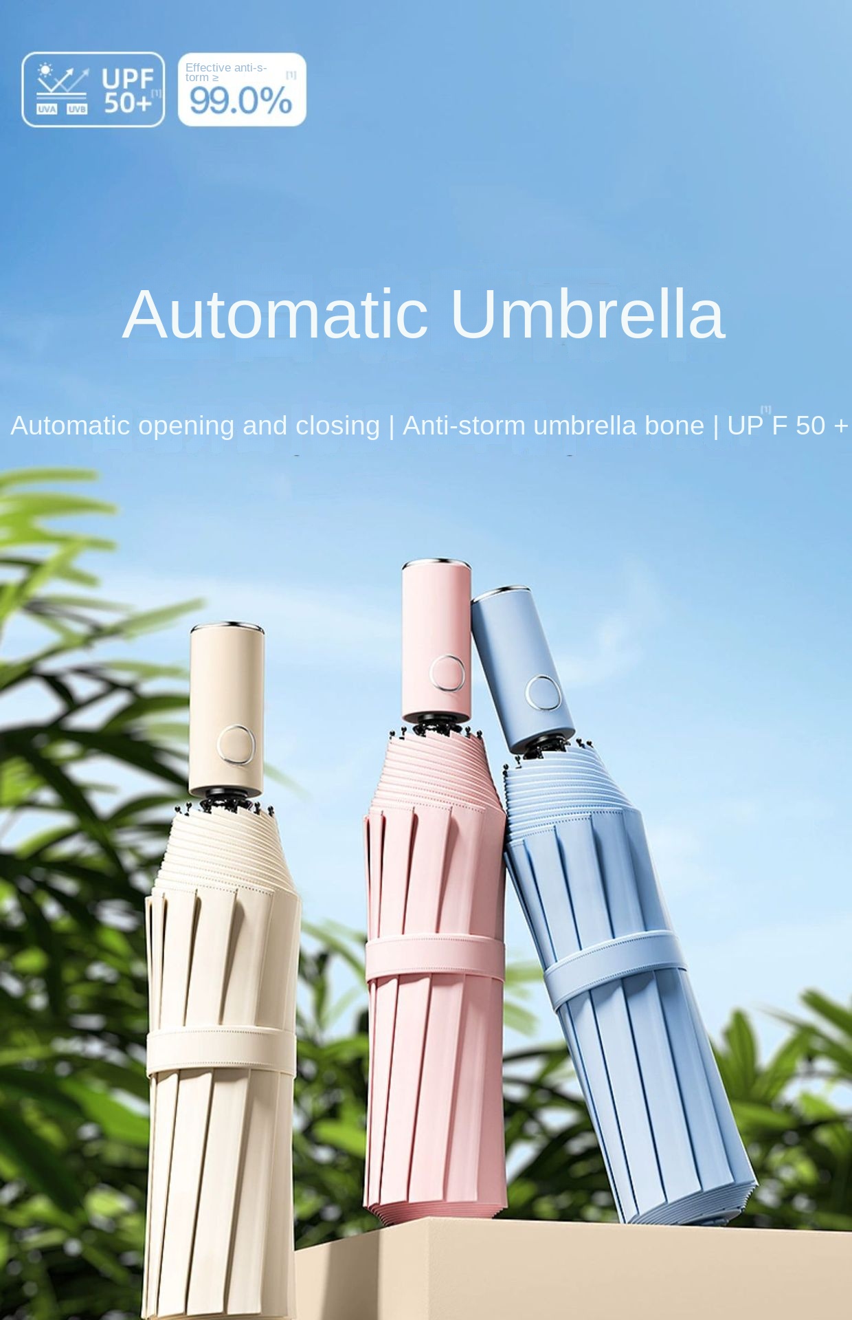 Auto UV Protection Umbrella