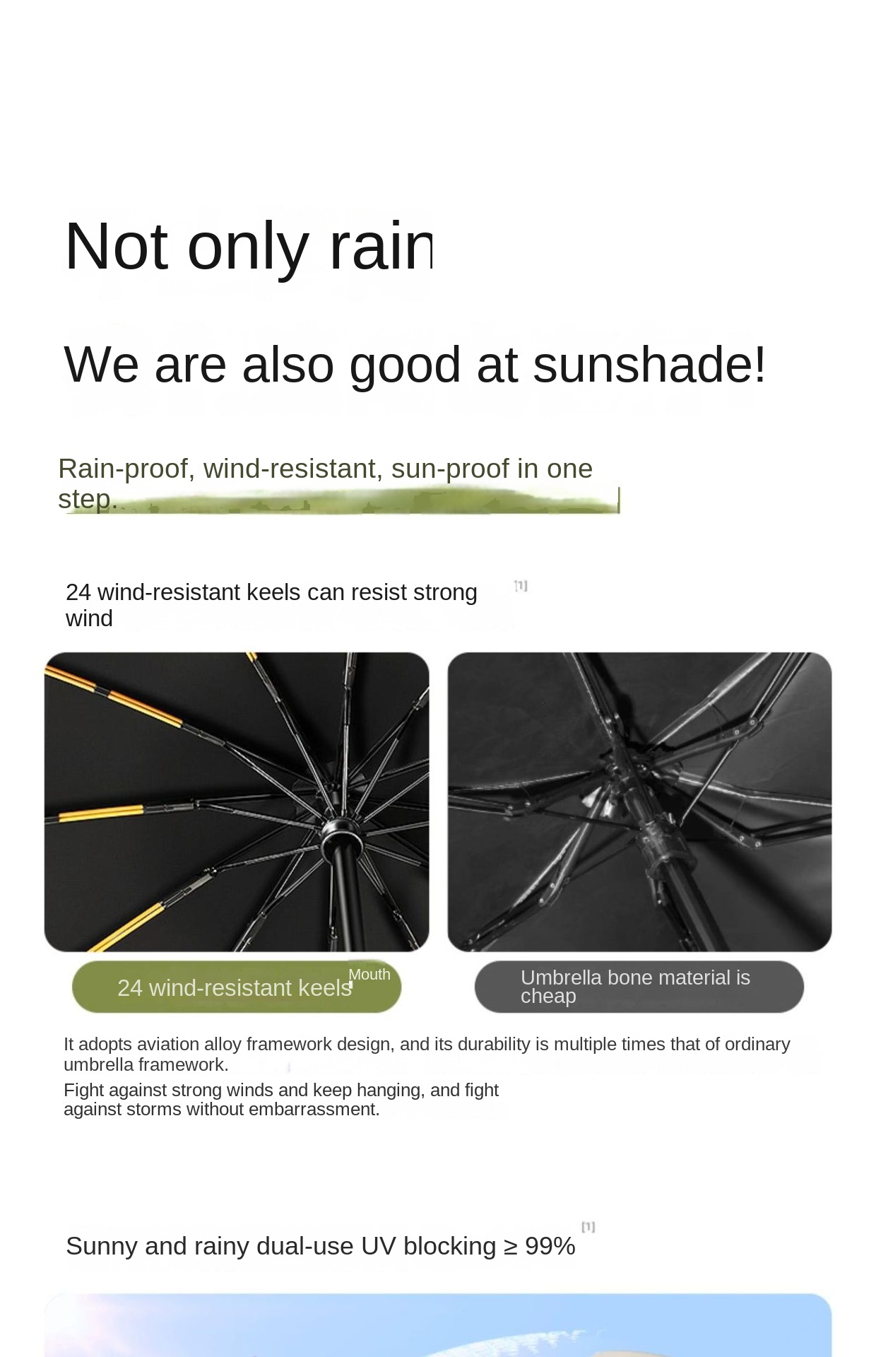 Auto UV Protection Umbrella