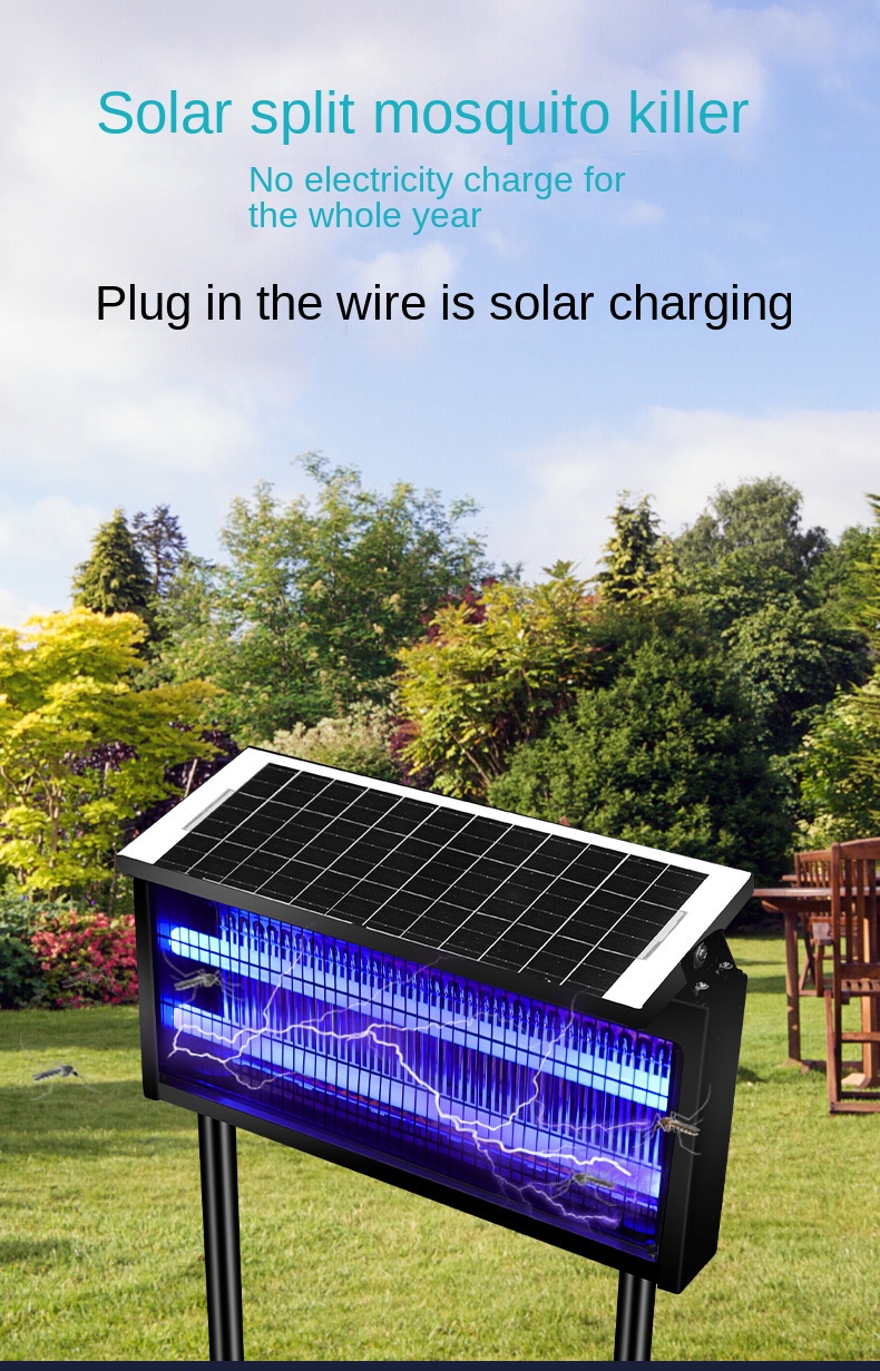 Solar Powered Mosquito Lamp