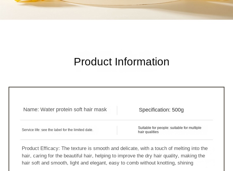 Smooth Hair Care Mask
