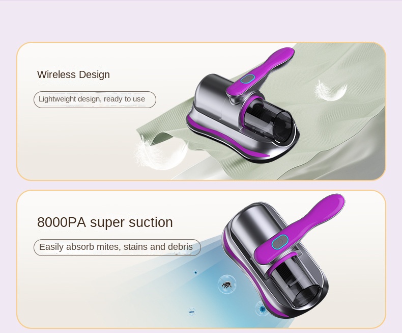 Wireless UV Dust Mite Vacuum