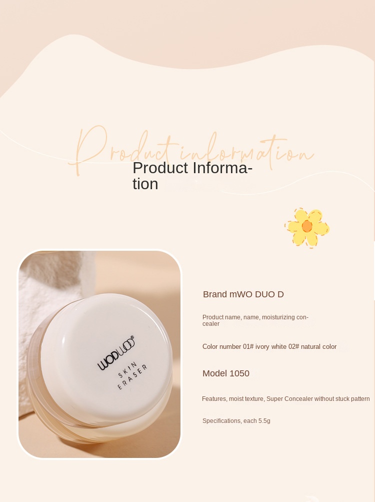 Concealer for Blemishes and Dark Circles