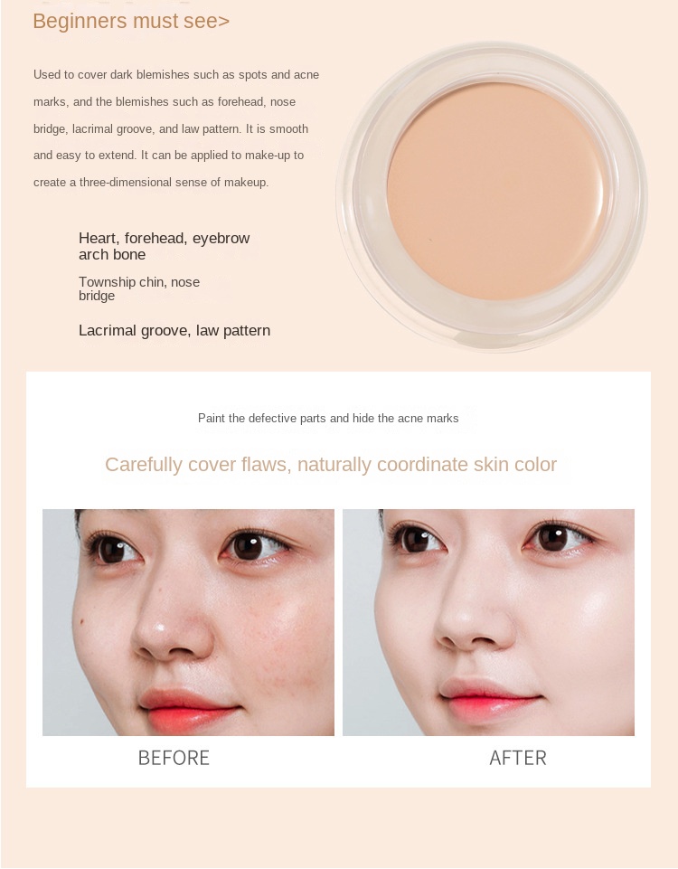 Concealer for Blemishes and Dark Circles