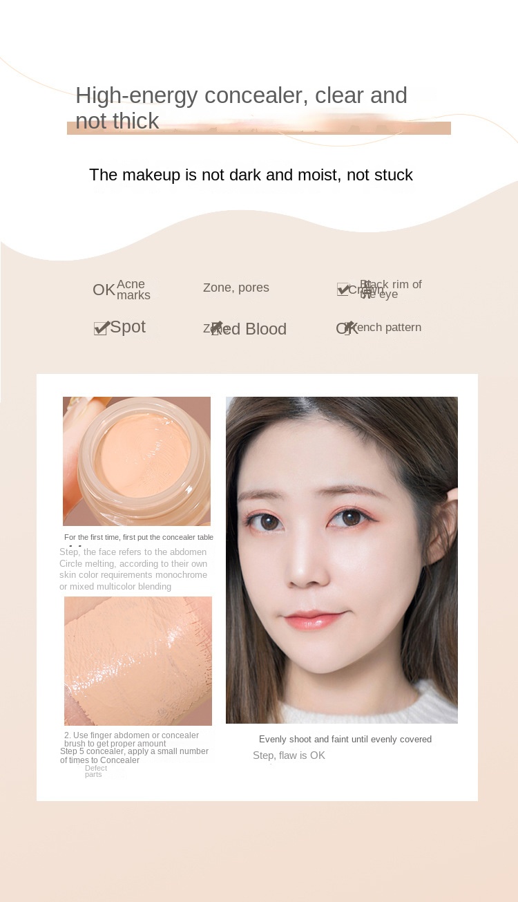 Concealer for Blemishes and Dark Circles