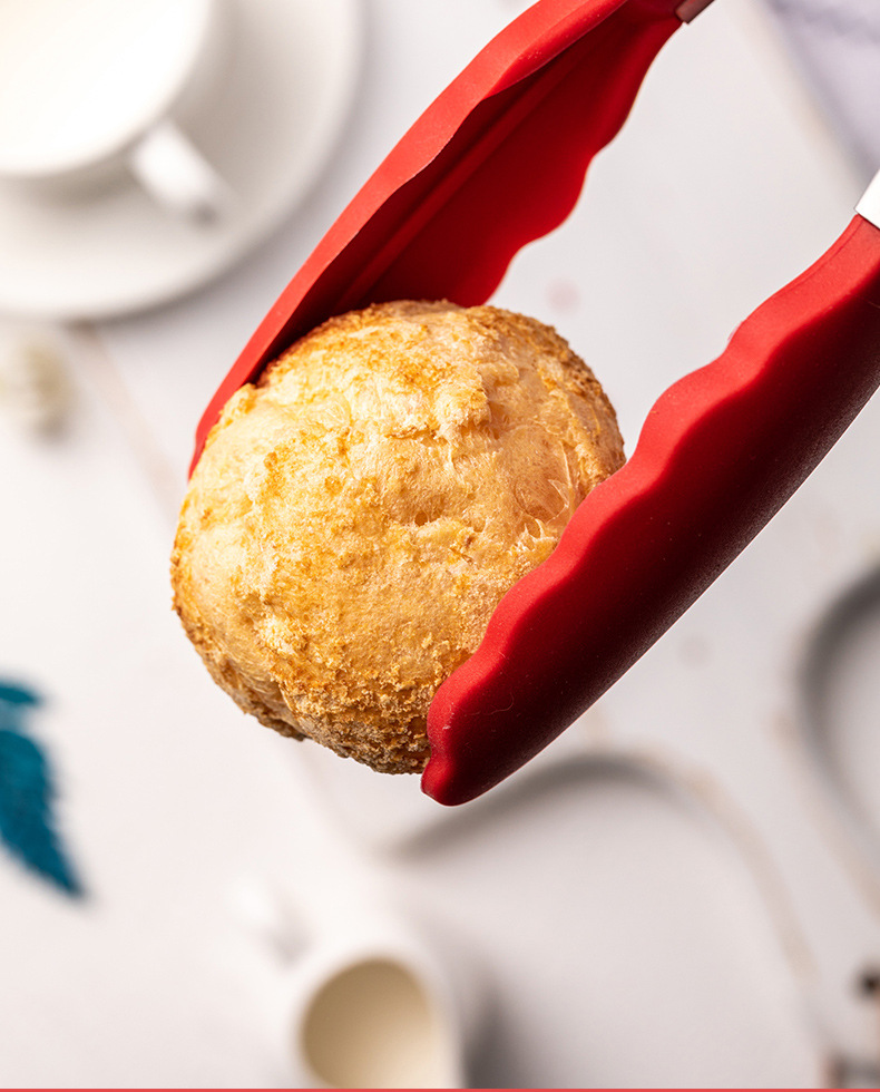 Silicone Stainless Steel Food Clip