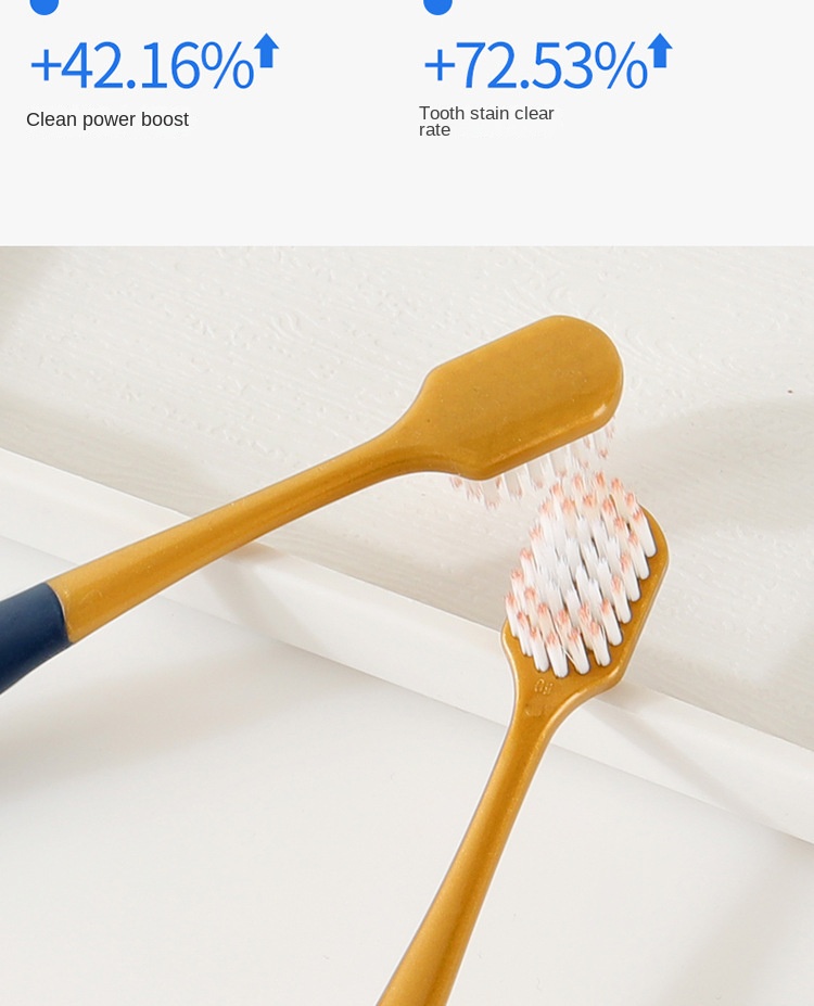 Sam's Brush: Wide Head, Soft Bristle
