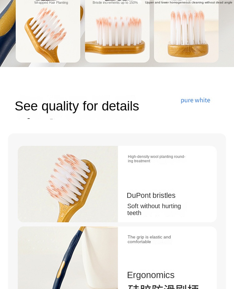Sam's Brush: Wide Head, Soft Bristle