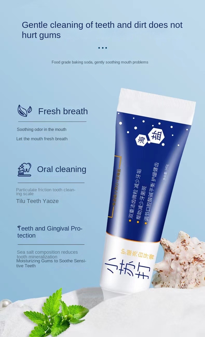 Sea Salt Toothpaste, Teeth Care, Fresh Breath