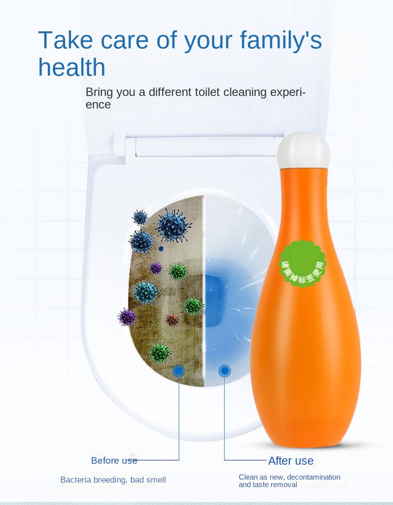 Toilet Cleaner: Blue Bubble Bowl Refresher