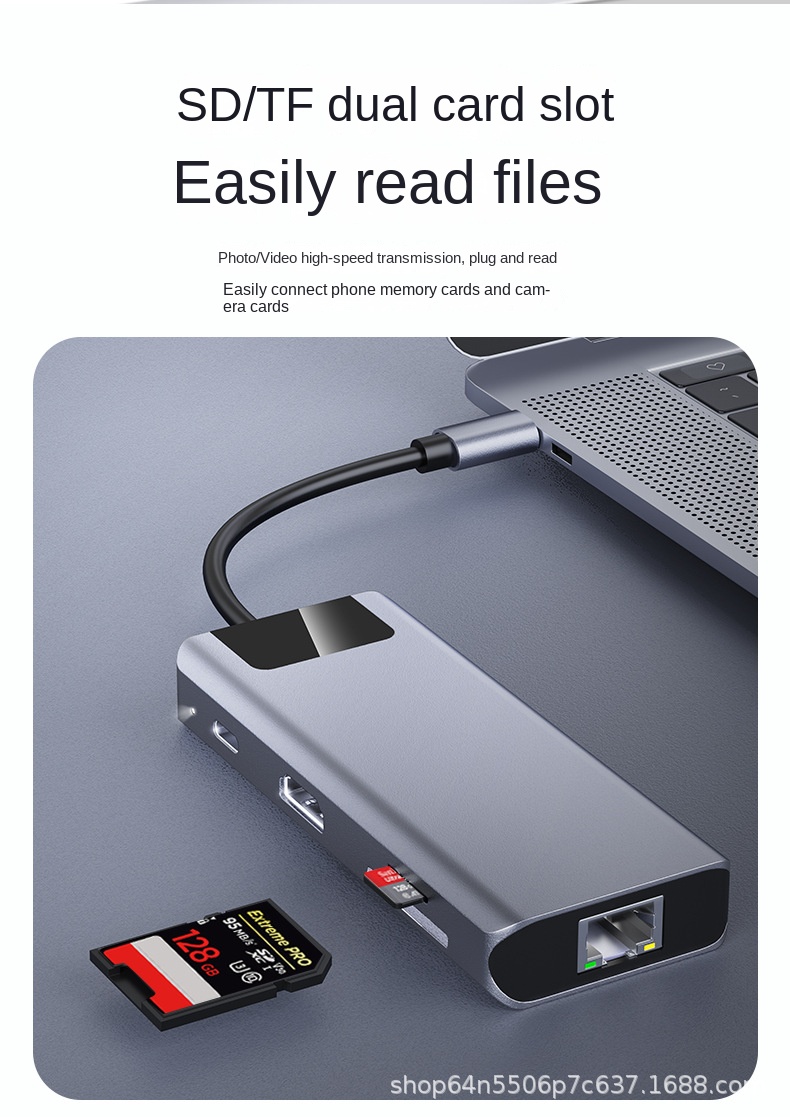 Type-C 8-in-1 Dock