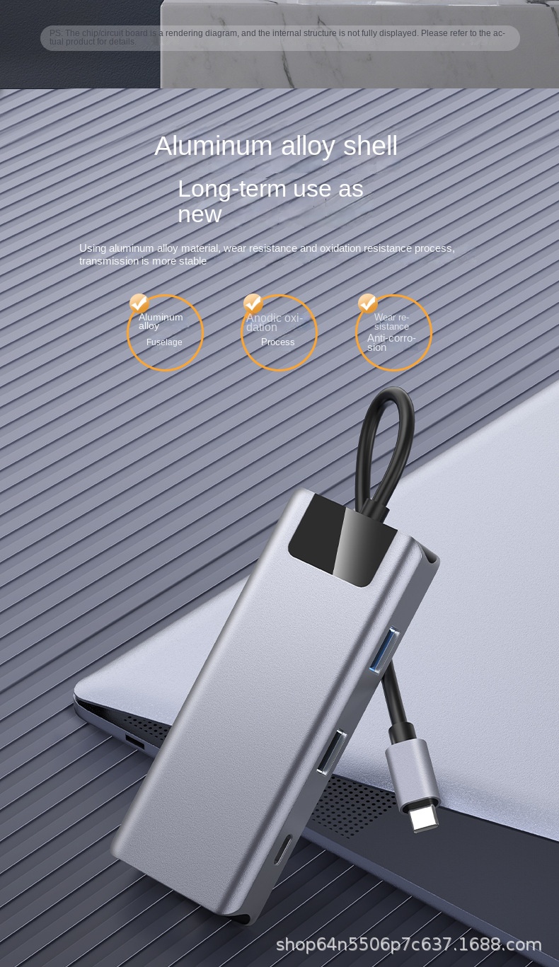 Type-C 8-in-1 Dock
