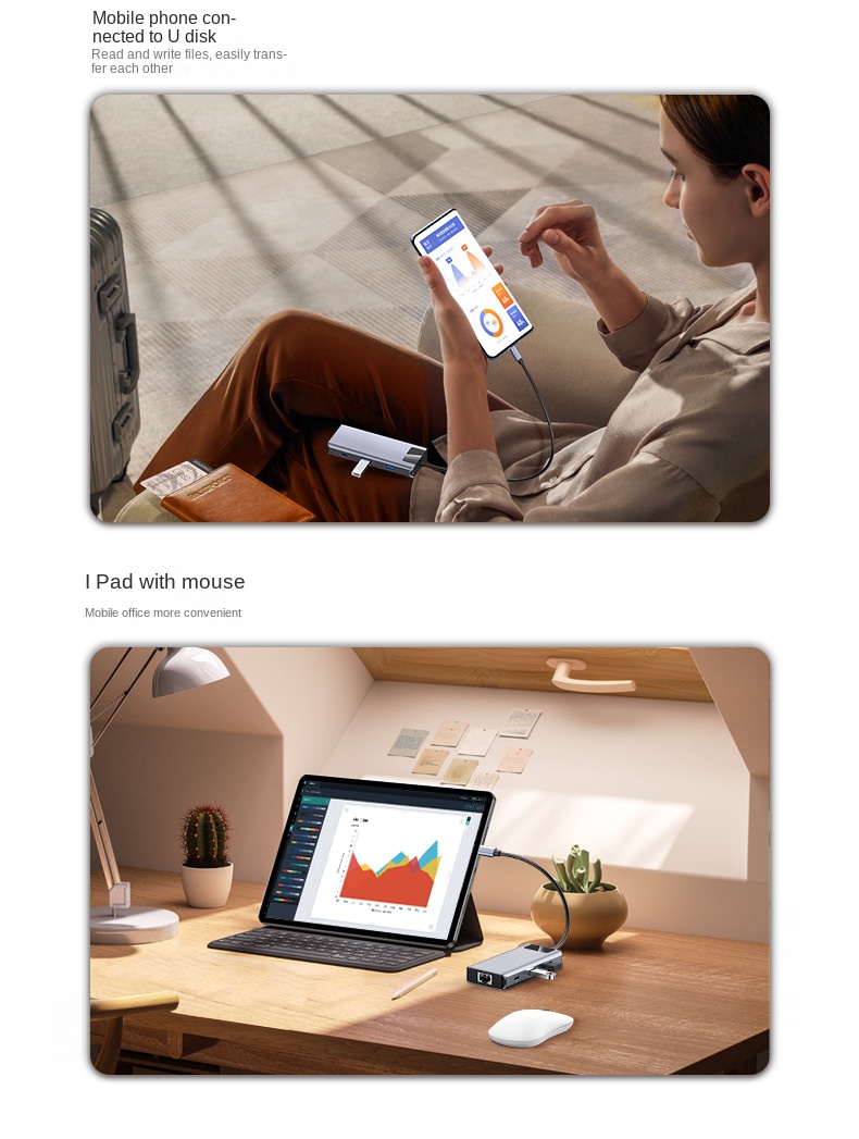 Type-C 8-in-1 Dock