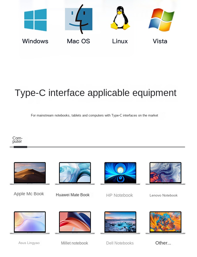 Type-C 8-in-1 Dock