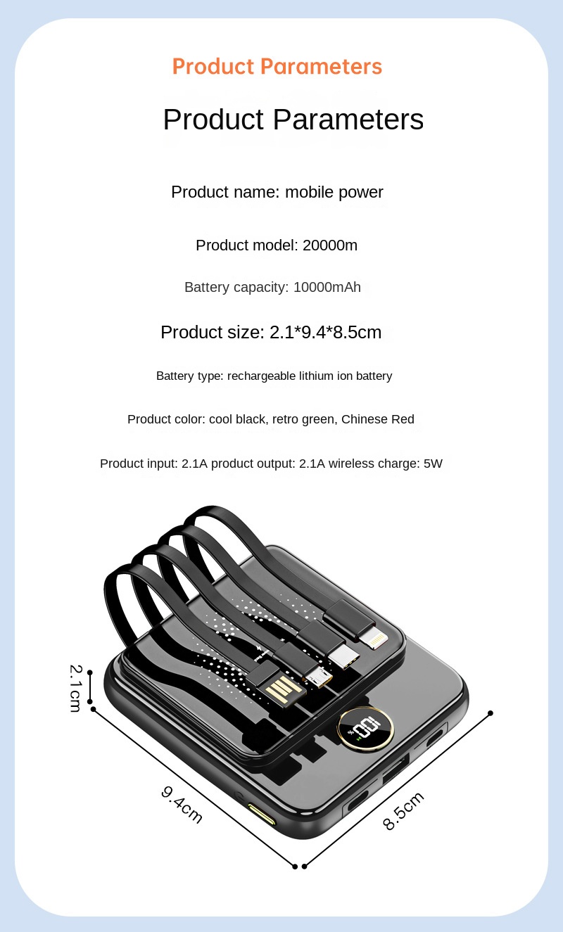 Mini Wireless Power Bank