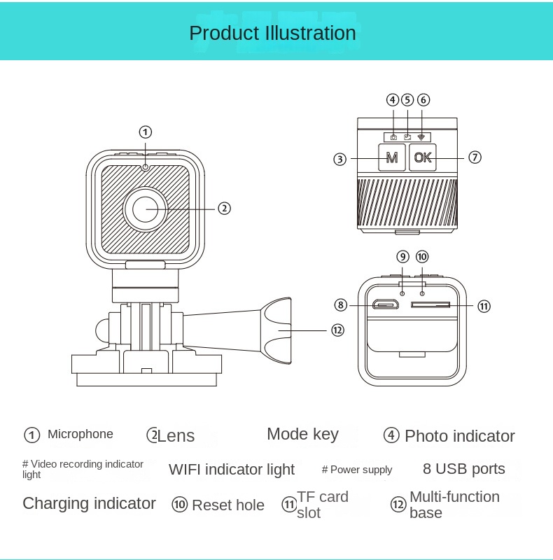 Outdoor WiFi HD Waterproof Camera