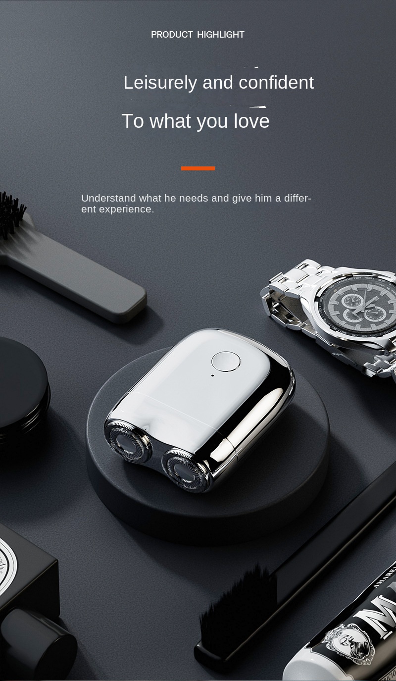 Mini Magnetic Shaver - USB Rechargeable