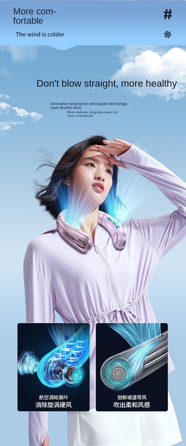 Portable Neck Fan