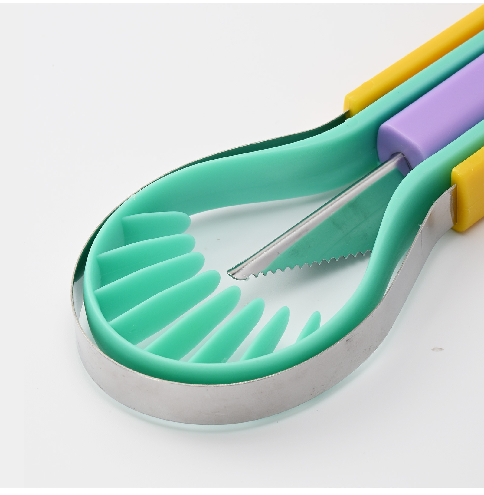 Stainless steel fruit carving knife set