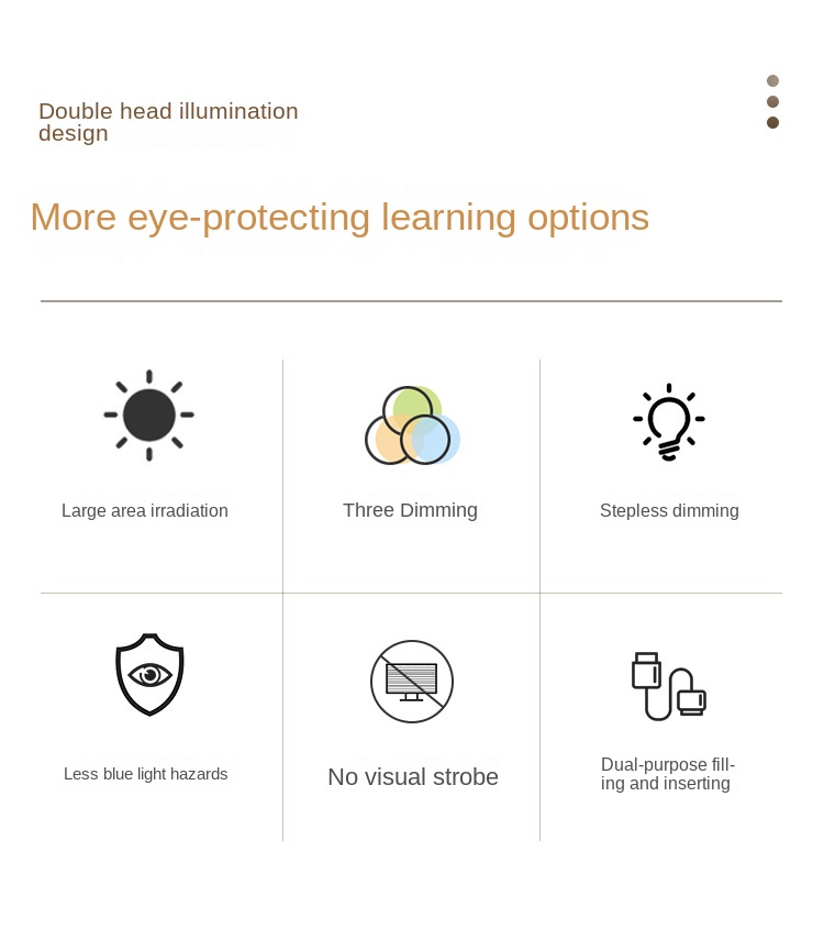 LED Eye-Protection Desk Lamp