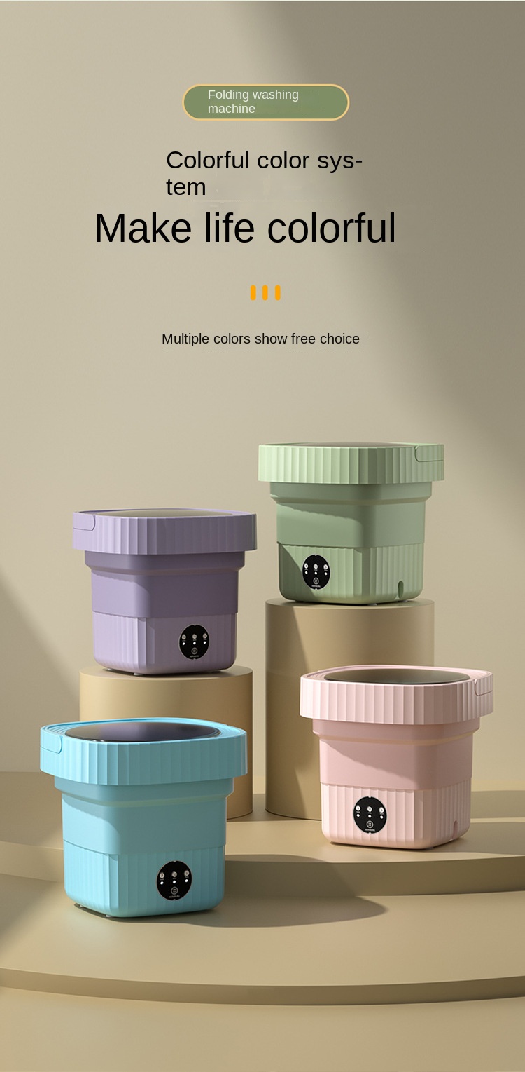 Portable Folding Laundry Machine - 6L Capacity