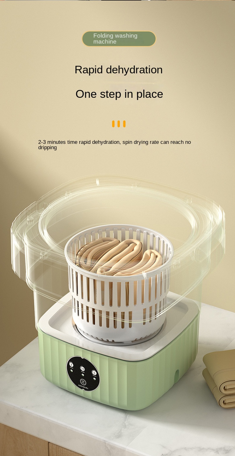 Portable Folding Laundry Machine - 6L Capacity