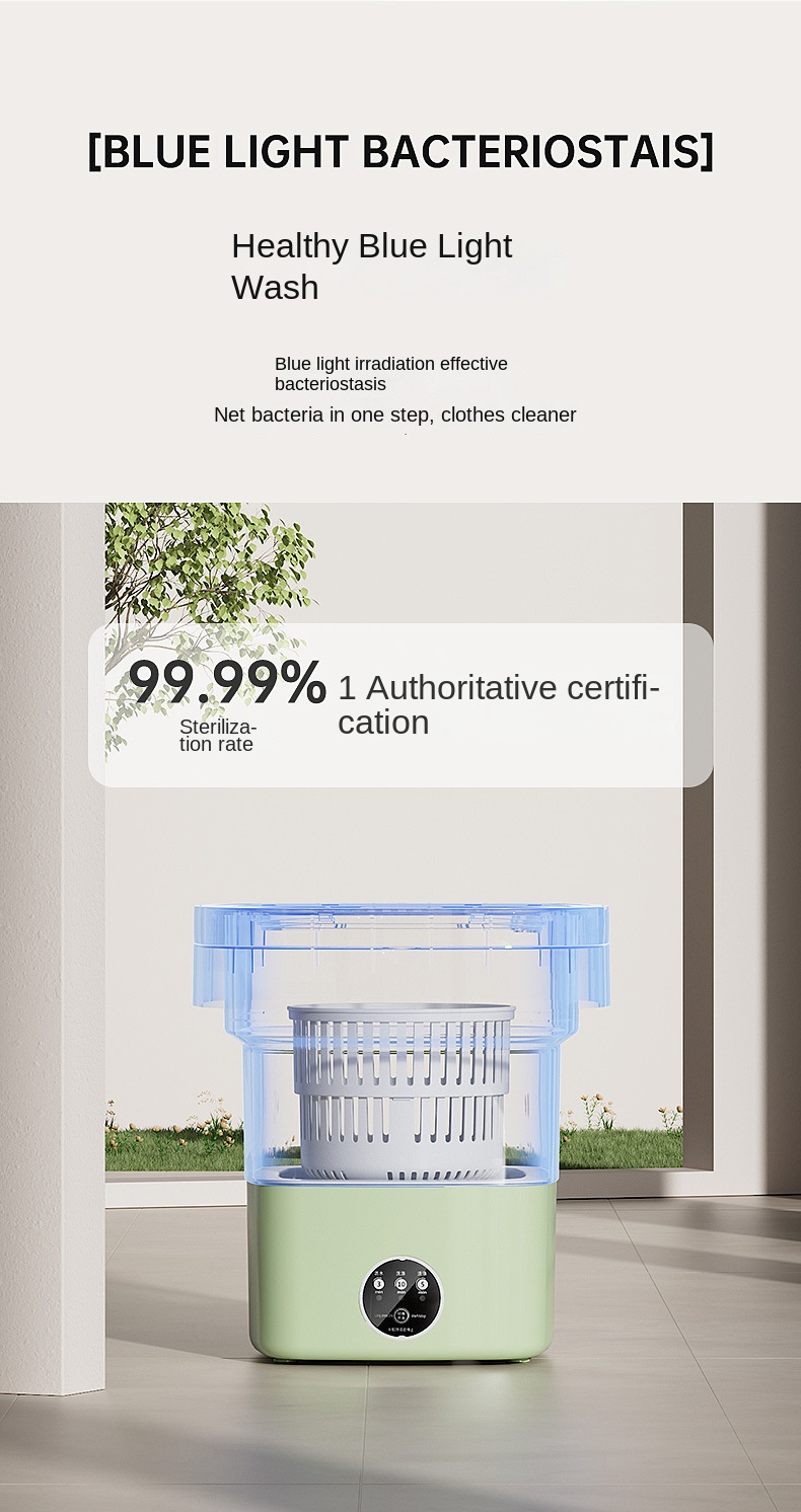 Portable Folding Laundry Machine - 6L Capacity