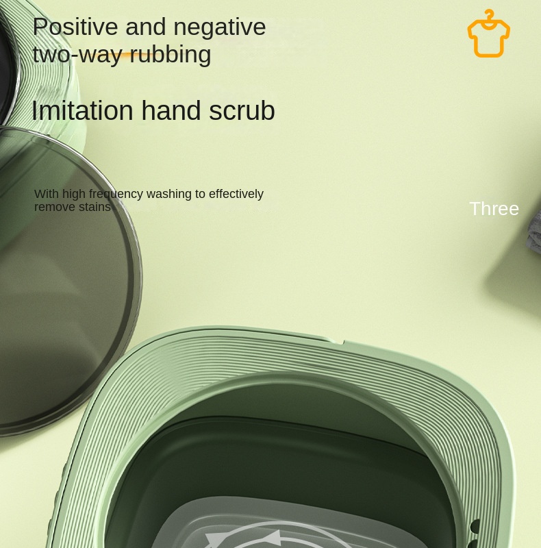 Portable Folding Laundry Machine - 6L Capacity