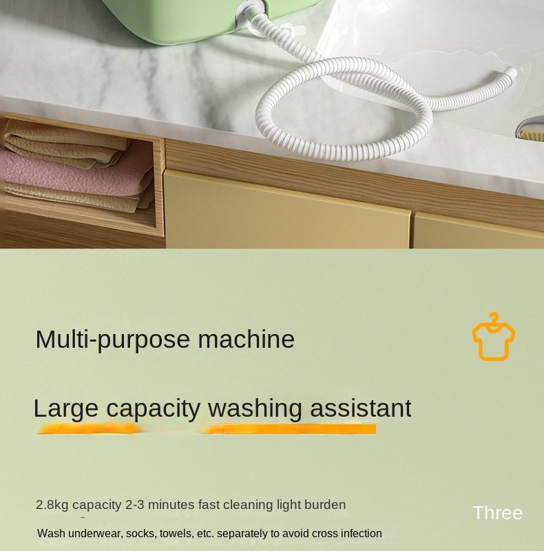 Portable Folding Laundry Machine - 6L Capacity