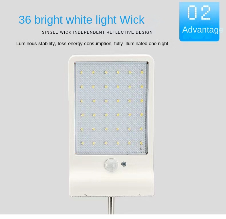 Solar Outdoor Wall Light IP65 Waterproof LED Solar Motion Sensor Light