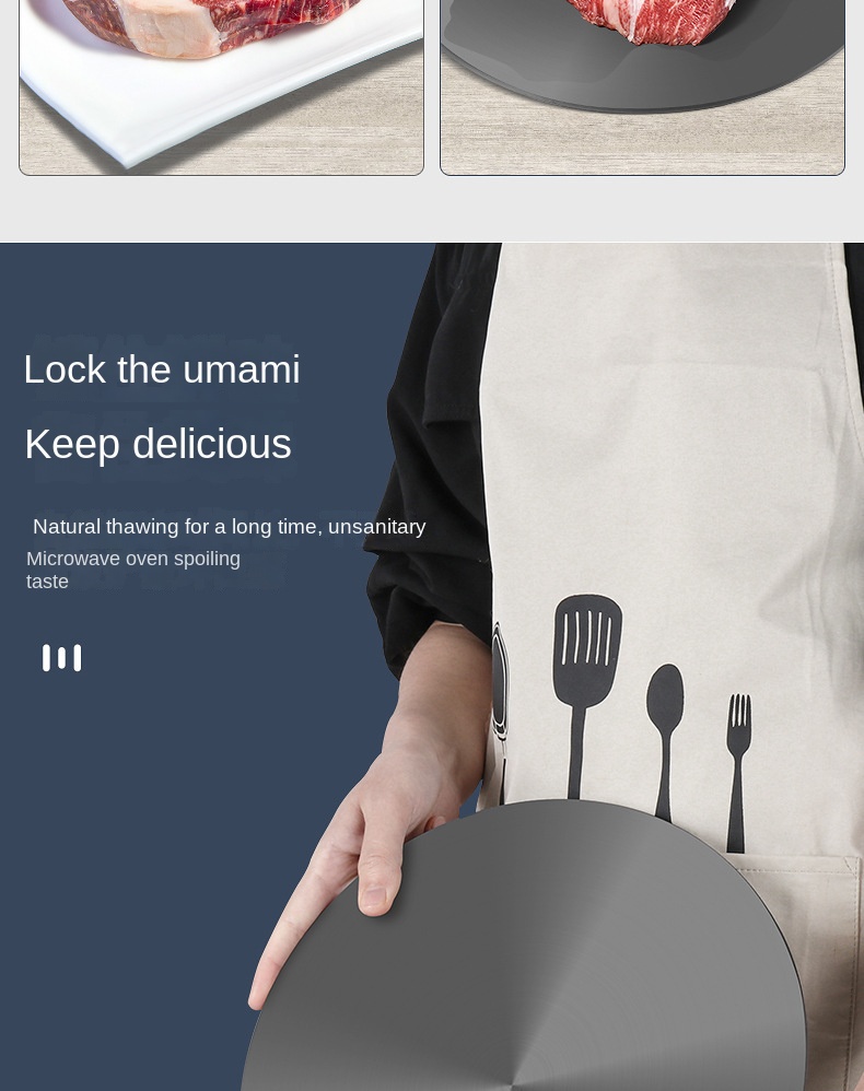 Kitchen Stove Heat Thawing Plate