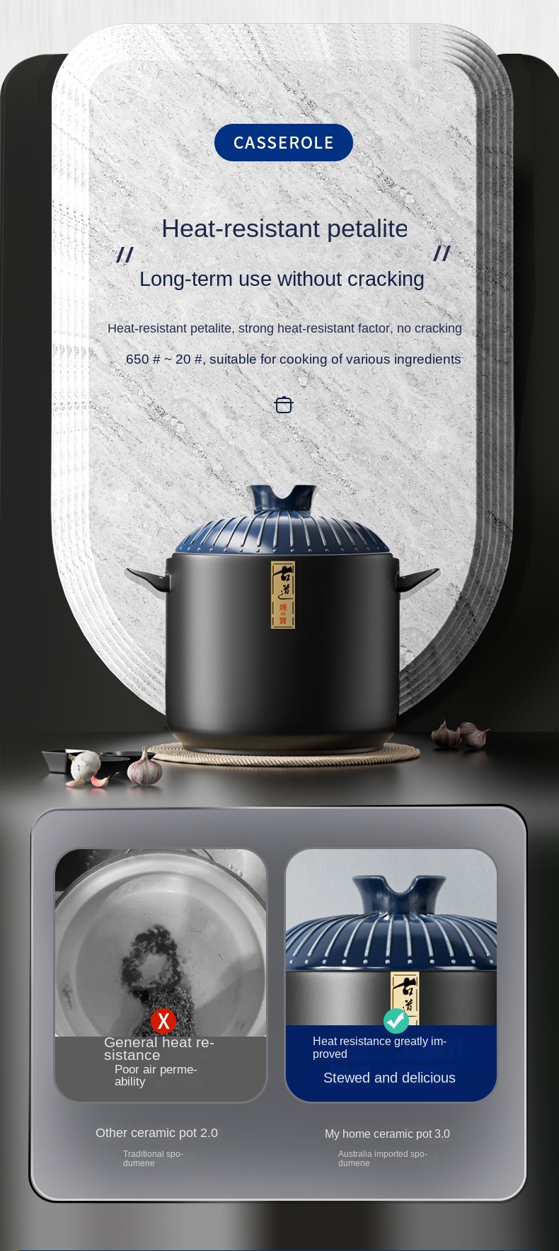 Gas Casserole for Healthy Cooking