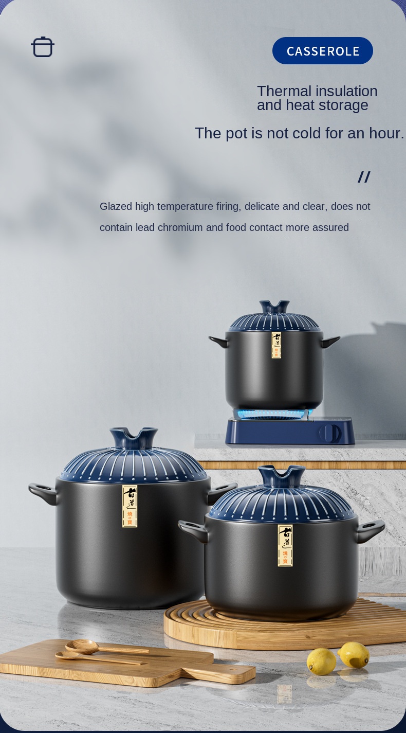 Gas Casserole for Healthy Cooking