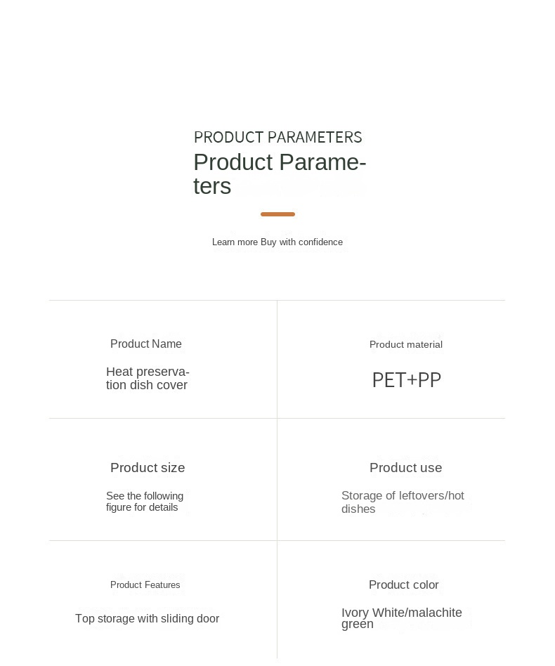 Foldable Food Cover - Keep Food Warm