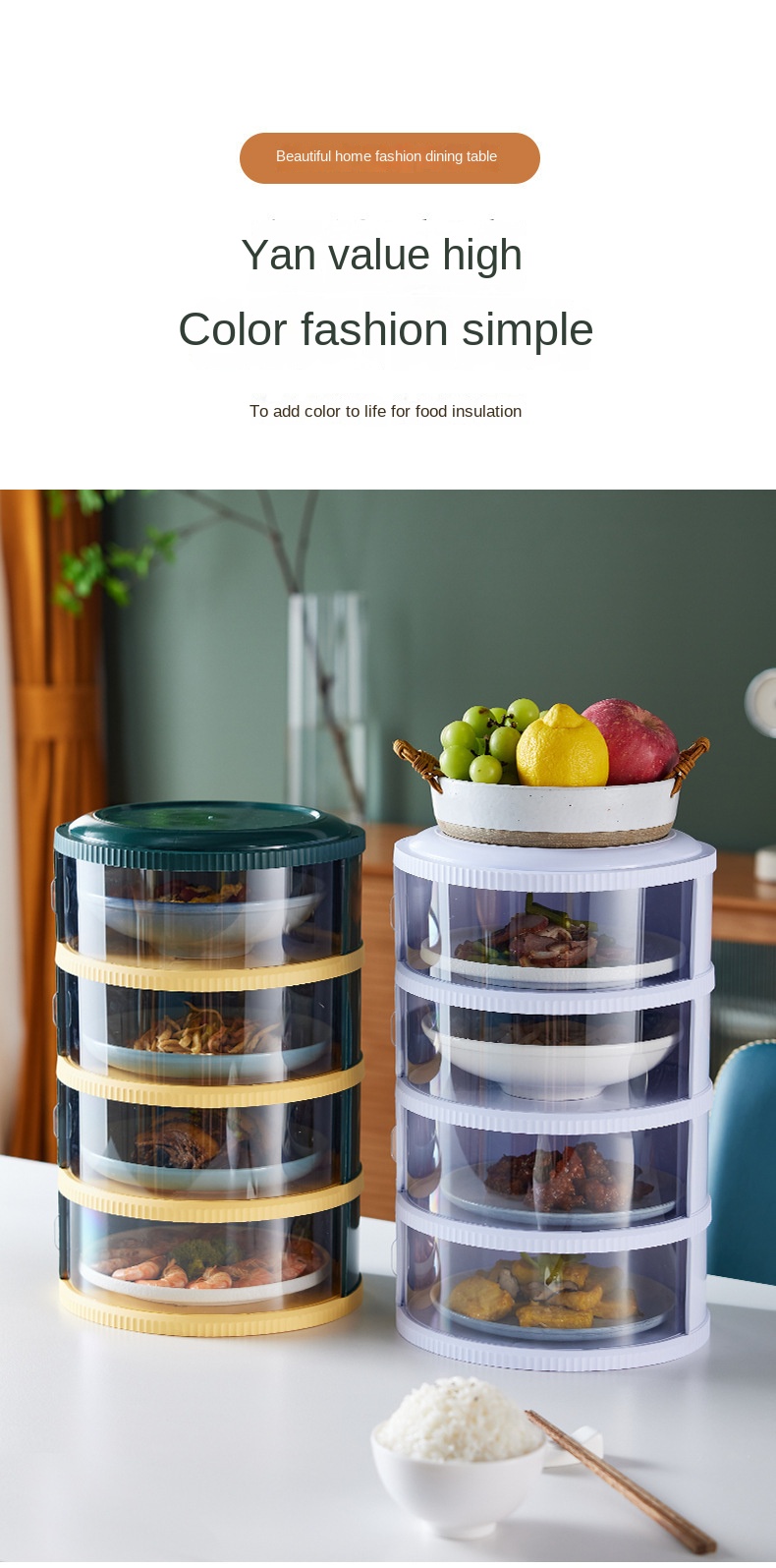 Foldable Food Cover - Keep Food Warm