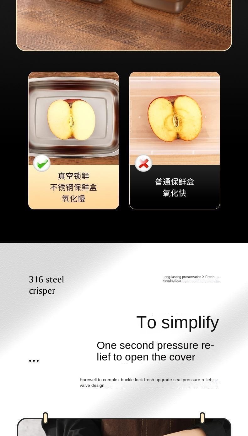 Stainless Steel Food Storage Container