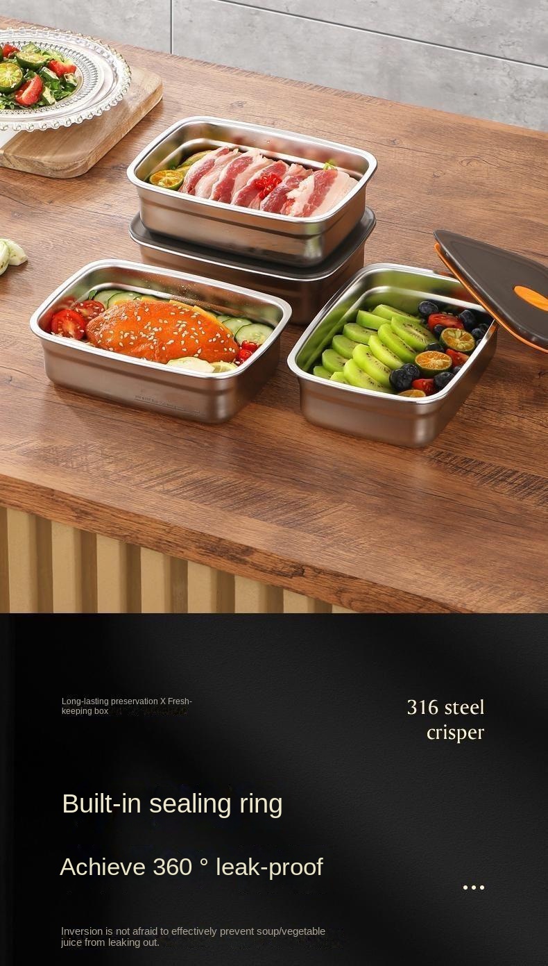 Stainless Steel Food Storage Container
