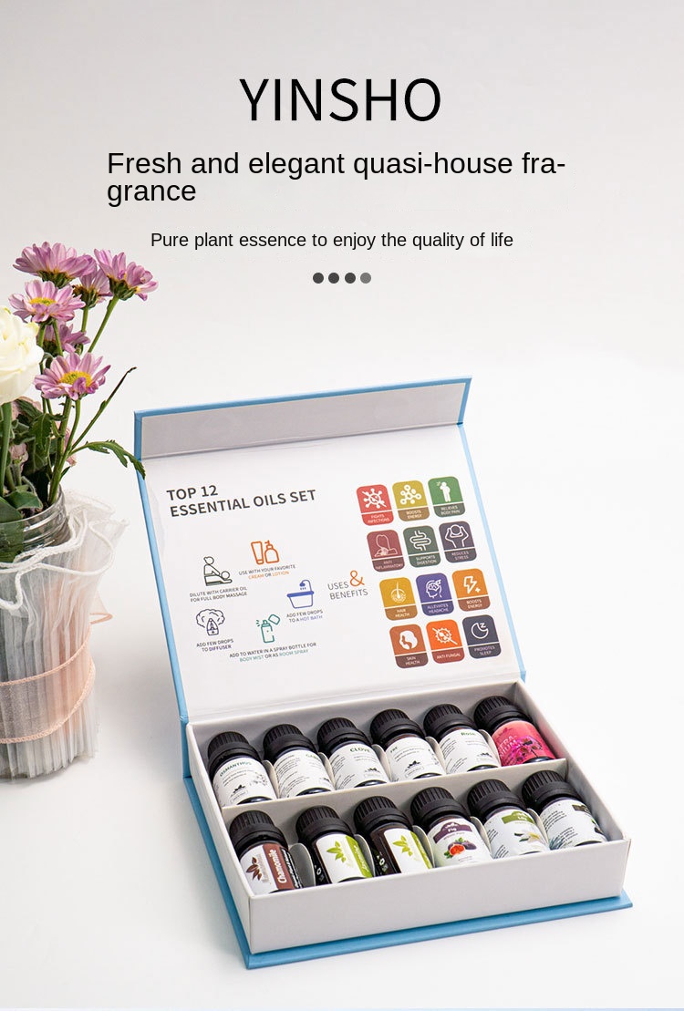 12-pc Flower Essential Oil Set