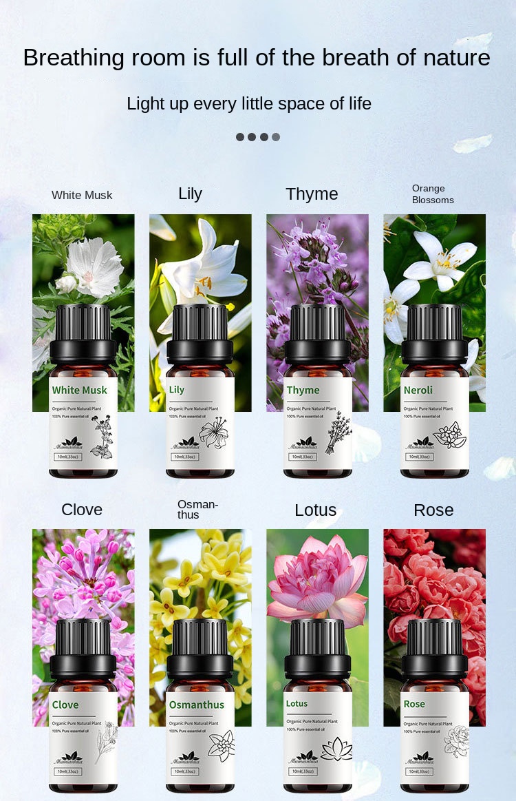 12-pc Flower Essential Oil Set