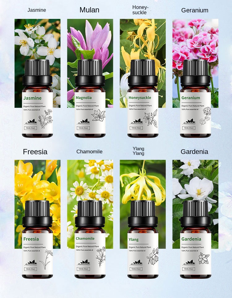 12-pc Flower Essential Oil Set
