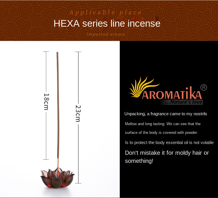 Imported Aromatika Incense.