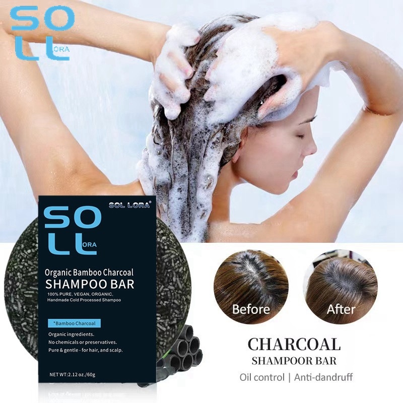Bamboo Charcoal Shampoo Bar