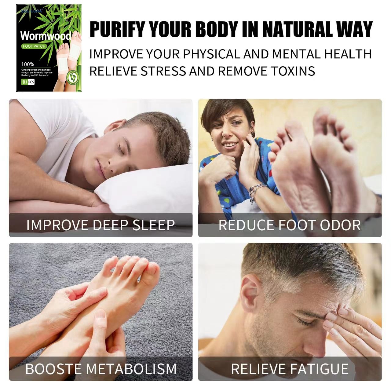 Foot Patch for Relaxation and Health