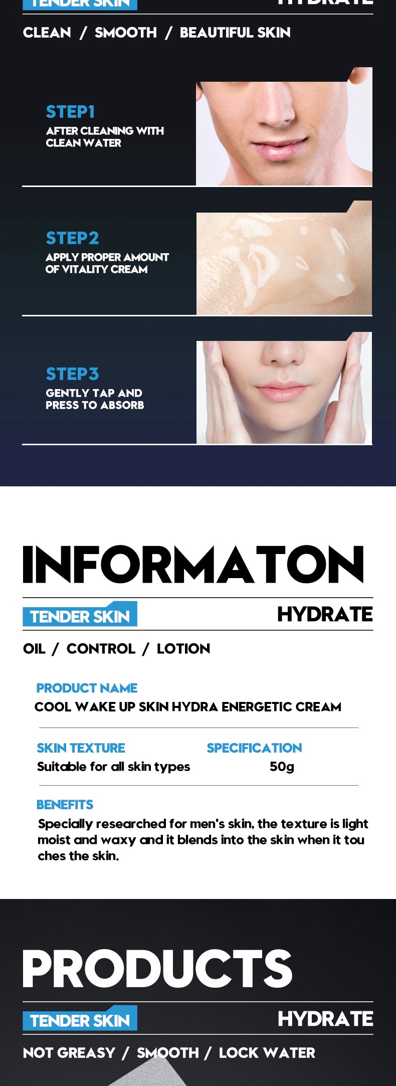 SADOER Active Men's Skin Cream