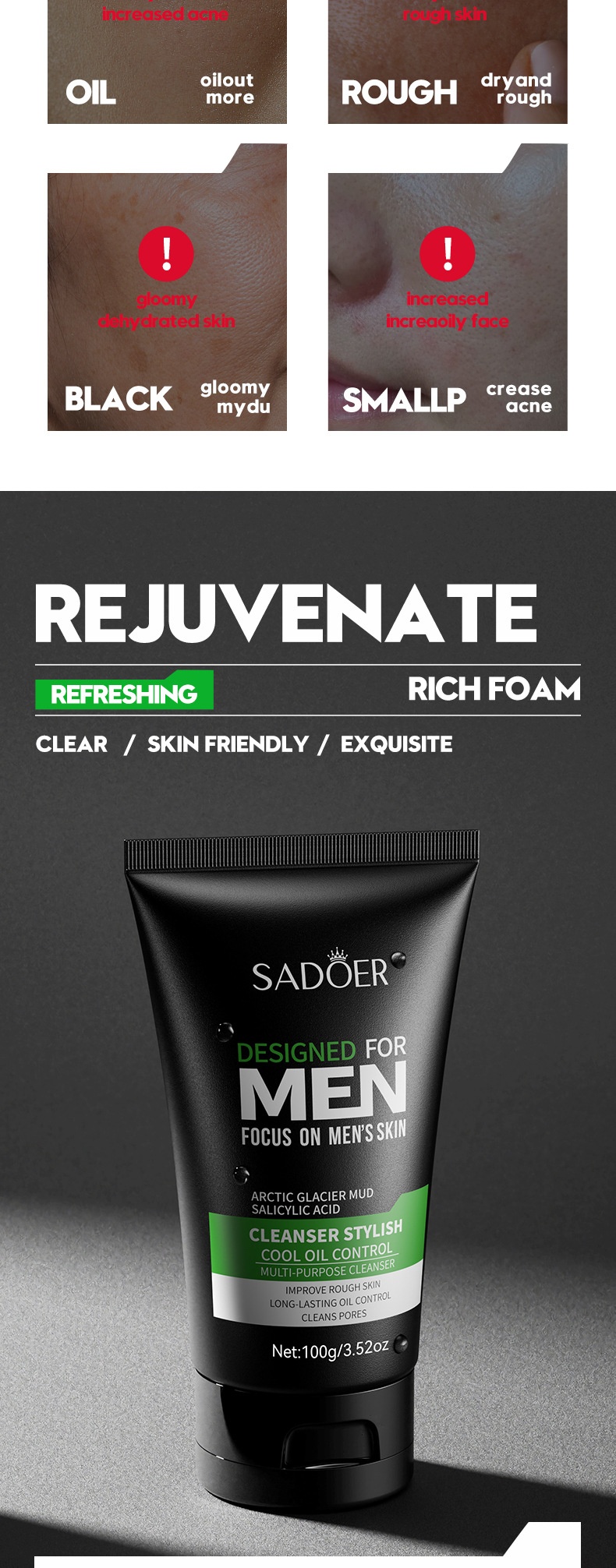 Men's Acne Control Cleanser
