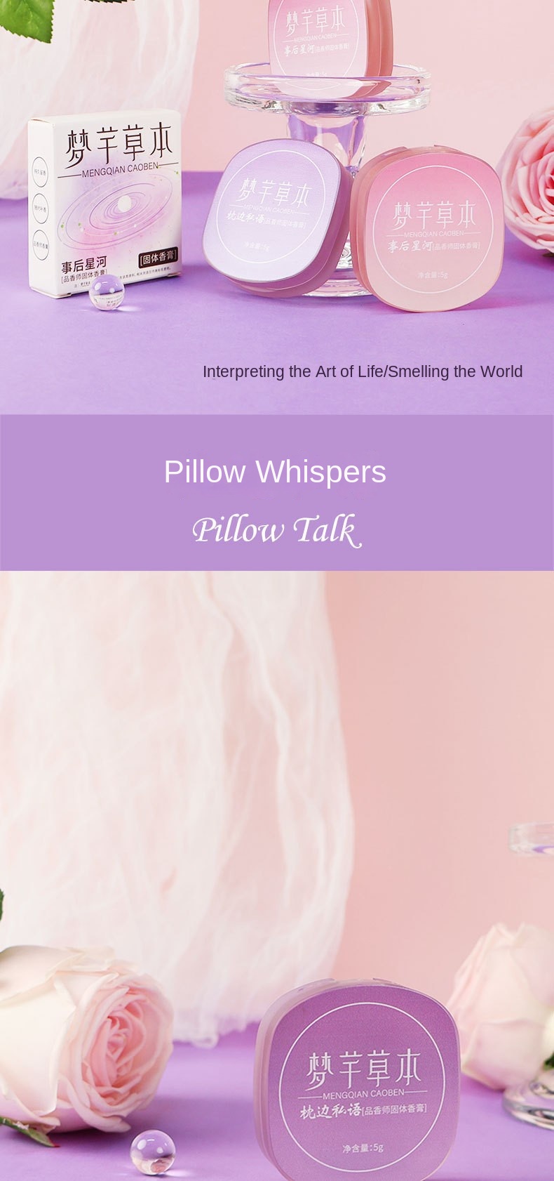 Portable Solid Perfume for Long Lasting Scent