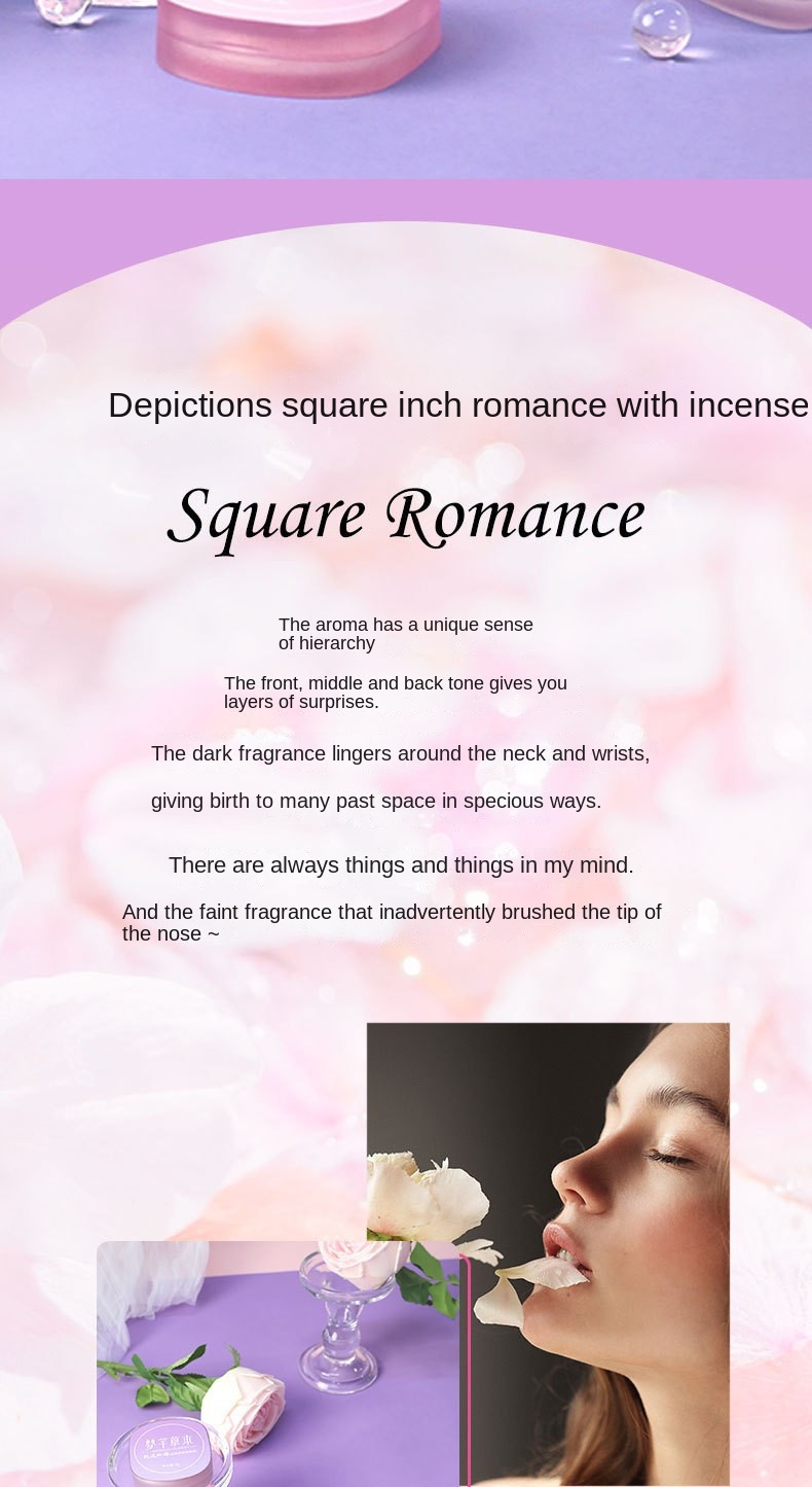 Portable Solid Perfume for Long Lasting Scent
