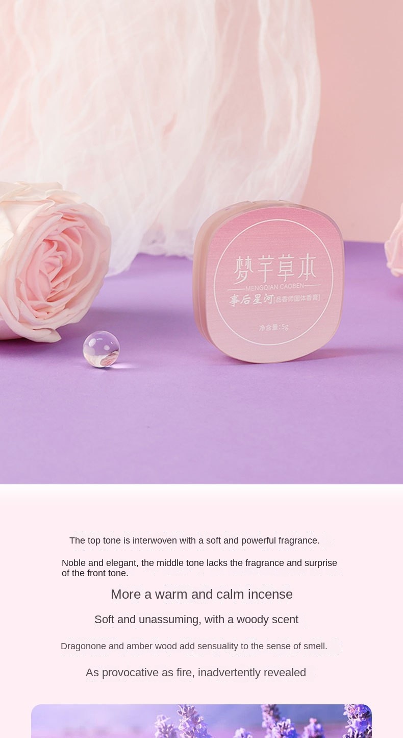 Portable Solid Perfume for Long Lasting Scent