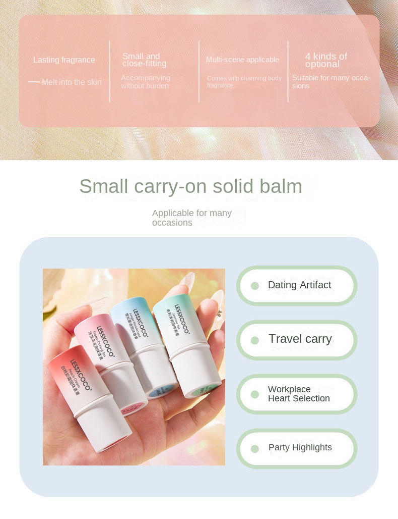 White Peach Oolong Solid Perfume