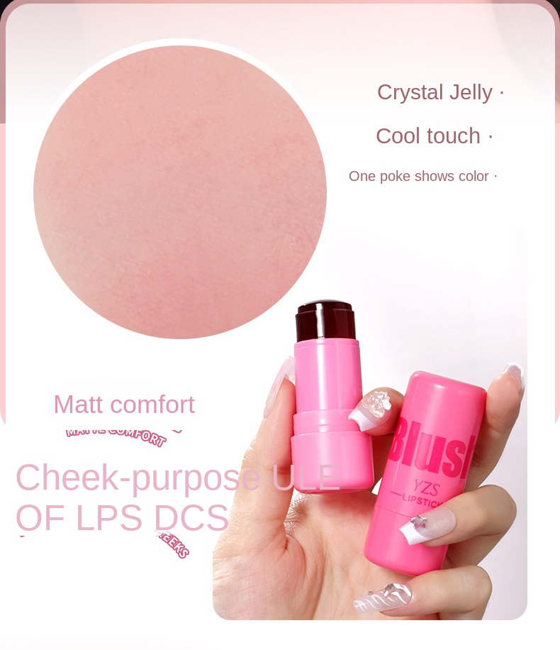 Crystal Cheek and Lip Dual-Use Blush Stick