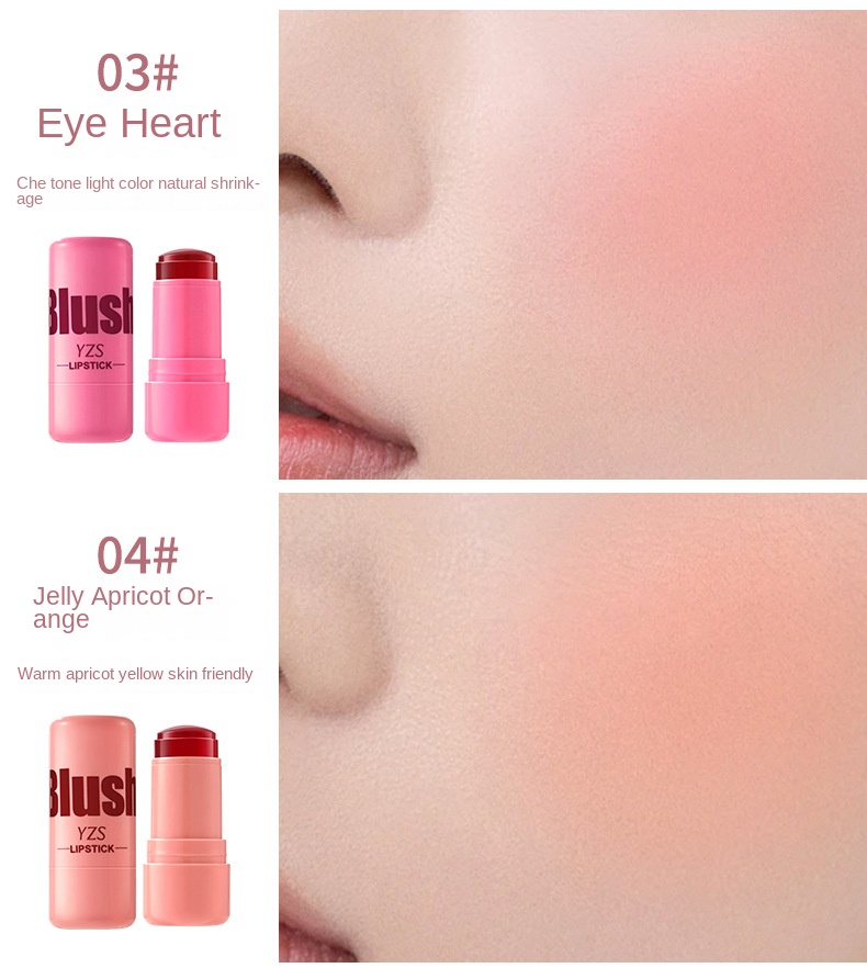 Crystal Cheek and Lip Dual-Use Blush Stick